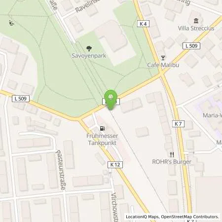 Standortübersicht der Tankstelle TS LD Zweibrücker Str. 6 in 76829 Landau