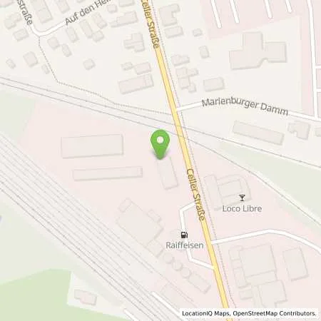 Standortübersicht der Tankstelle Raiffeisen Centralheide eG in 29614 Soltau