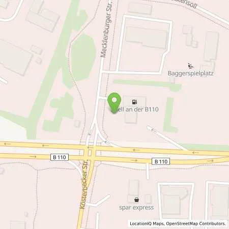 Standortübersicht der Tankstelle Shell Broderstorf Mecklenburger Str. 3 in 18184 Broderstorf