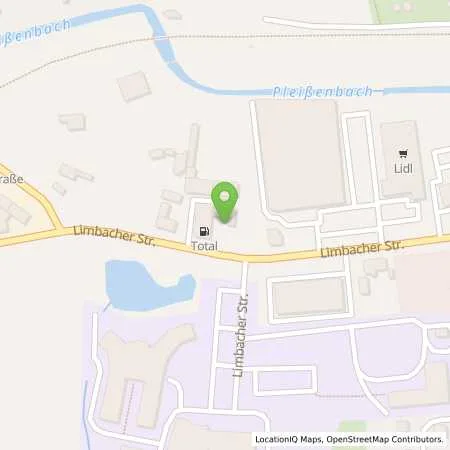 Standortübersicht der Tankstelle TotalEnergies Chemnitz in 09116 Chemnitz