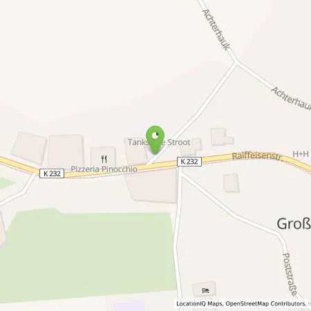 Standortübersicht der Tankstelle Tankstelle Guido Stroot in 49744 Groß Hesepe