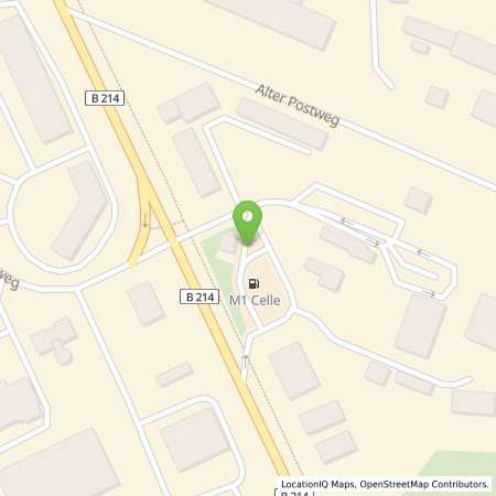 Standortübersicht der Benzin-Super-Diesel Tankstelle: M1 Celle in 29227, Celle