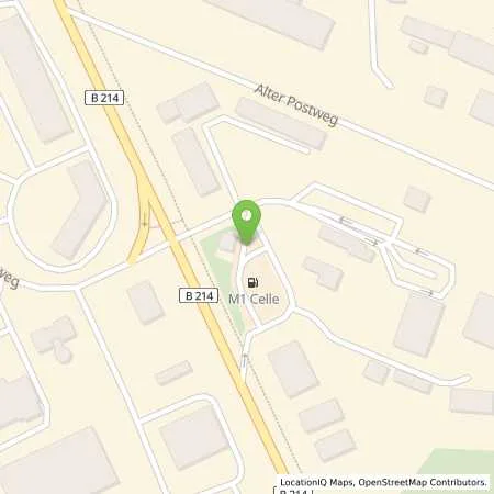 Standortübersicht der Tankstelle M1 Celle in 29227 Celle