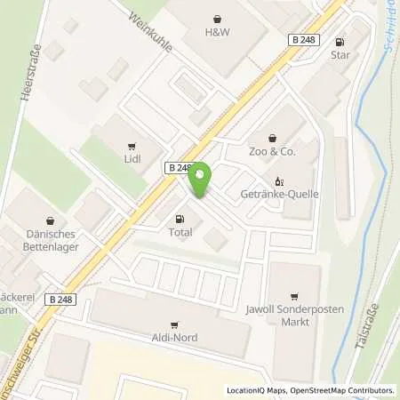 Standortübersicht der Tankstelle TotalEnergies Seesen in 38723 Seesen