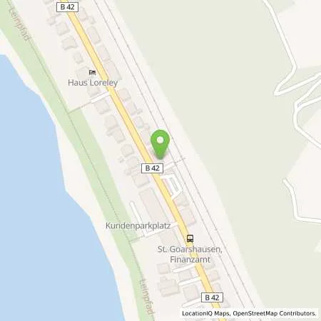 Standortübersicht der Tankstelle Sb St. Goarshausen Wellmicher Str. 82 in 56346 St. Goarshausen