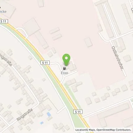 Standortübersicht der Tankstelle Esso Tankstelle in 04838 EILENBURG