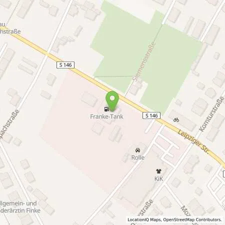 Standortübersicht der Tankstelle Tankstelle Franke Tank in 02763 Zittau