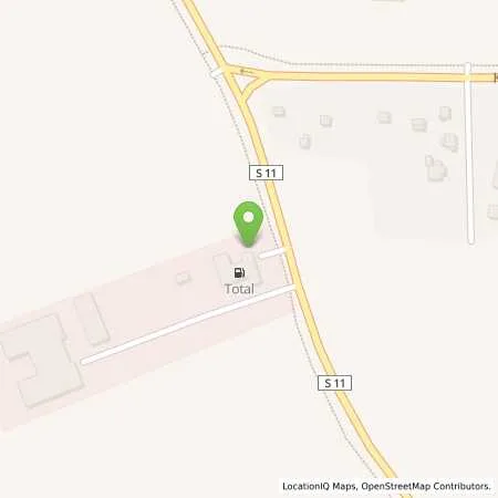 Standortübersicht der Tankstelle TotalEnergies Bad Dueben in 04849 Bad Dueben