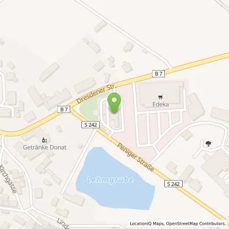 Standortübersicht der Tankstelle TotalEnergies Geithain in 04643 Geithain