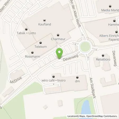 Standortübersicht der Tankstelle Wiro Tankcenter Papenburg in 26871 Papenburg