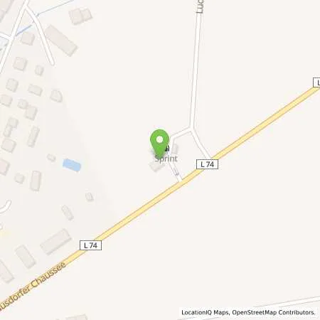 Standortübersicht der Tankstelle Sprint Sperenberg am Mellensee Klausdorfer Str. in 15838 Sperenberg am Mellensee