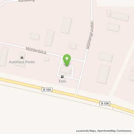 Standortübersicht der Tankstelle Esso Tankstelle in 17348 WOLDEGK