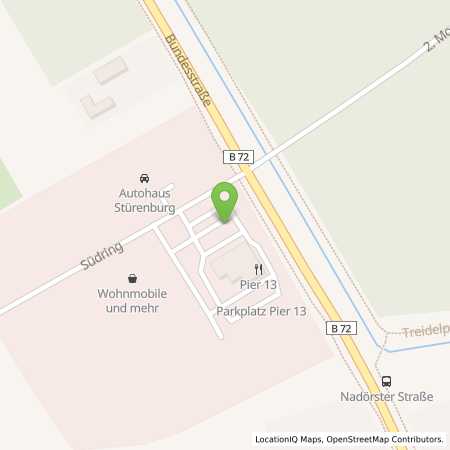 Standortübersicht der Benzin-Super-Diesel Tankstelle: Nadoerst in 26506, Norden