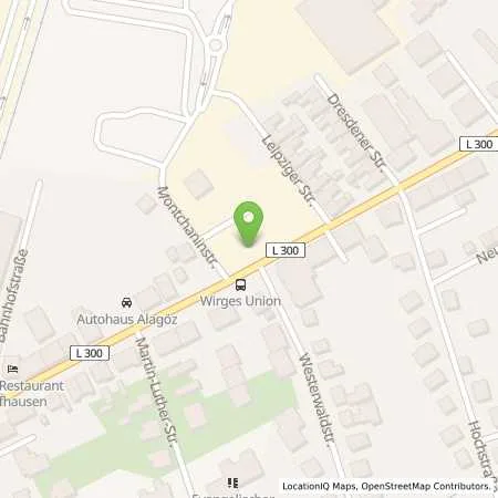 Standortübersicht der Tankstelle Bft Wirges in 56422 Wirges