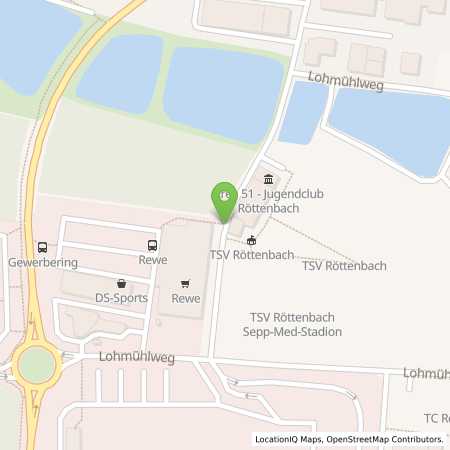 Standortübersicht der Benzin-Super-Diesel Tankstelle: Röttenbach in 91341, Röttenbach