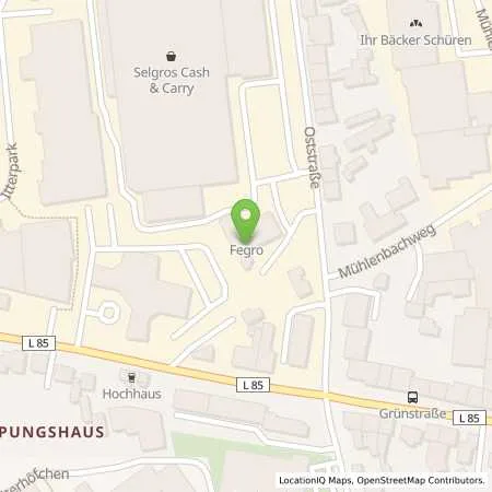 Standortübersicht der Tankstelle SELGROS in 40724 Hilden