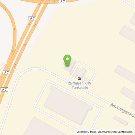 Standortübersicht der Benzin-Super-Diesel Tankstelle: rhv Tankstelle in 36124, Eichenzell