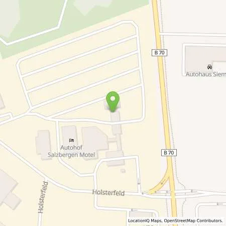 Standortübersicht der Tankstelle Aral Tankstelle in 48499 Salzbergen