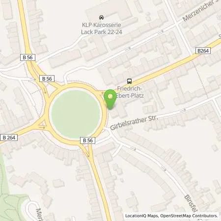 Standortübersicht der Tankstelle PM in 52351 Düren