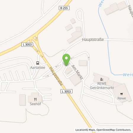 Standortübersicht der Benzin-Super-Diesel Tankstelle: Tankstelle Jung Bischoffen in 35649, Bischoffen
