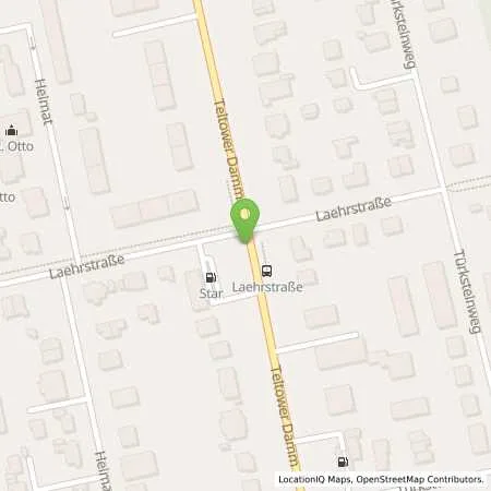Standortübersicht der Tankstelle star Tankstelle in 14167 Berlin