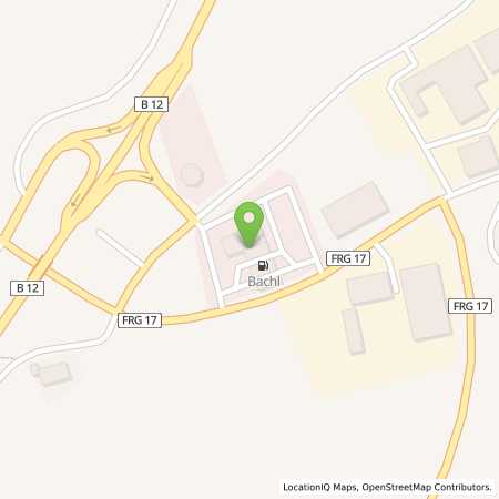 Standortübersicht der Benzin-Super-Diesel Tankstelle: Bachl, Karl bft-Tankstelle in 94133, Röhrnbach