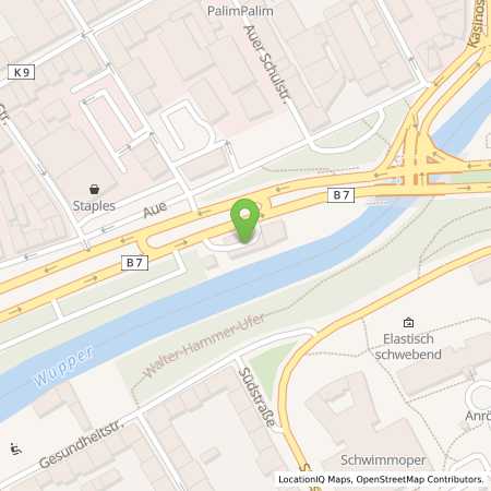 Standortübersicht der Benzin-Super-Diesel Tankstelle: PM in 42103, Wuppertal