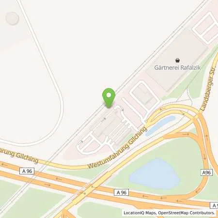 Standortübersicht der Tankstelle ALLGUTH GmbH c/o Werner Wagner in 82205 Gilching