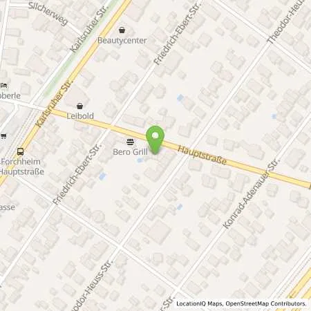 Standortübersicht der Tankstelle AVIA Rheinstetten in 76287 Rheinstetten