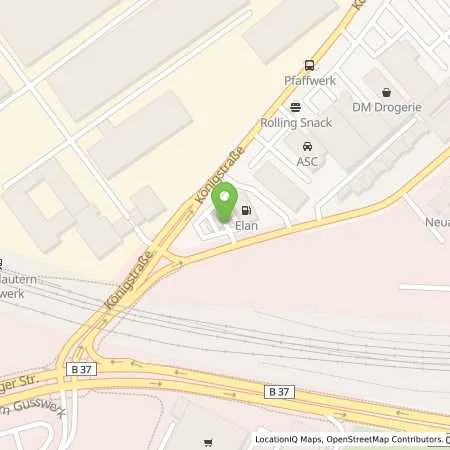 Standortübersicht der Tankstelle T Kaiserslautern in 67655 Kaiserslautern