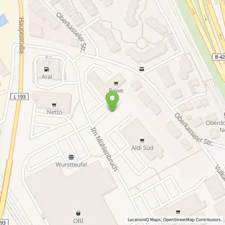 Standortübersicht der Tankstelle Aral Tankstelle in 53639 Königswinter