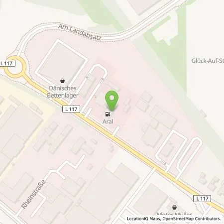 Standortübersicht der Tankstelle Aral Tankstelle in 41836 Hückelhoven