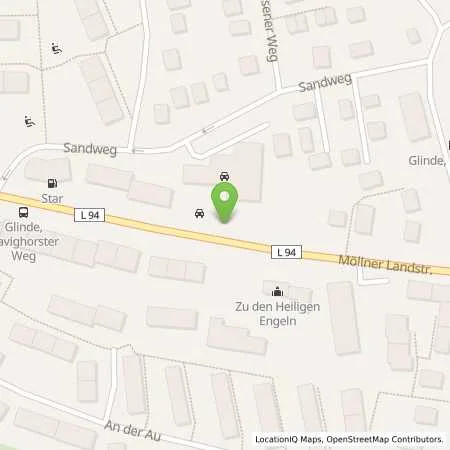 Standortübersicht der Tankstelle star Tankstelle in 21509 Glinde