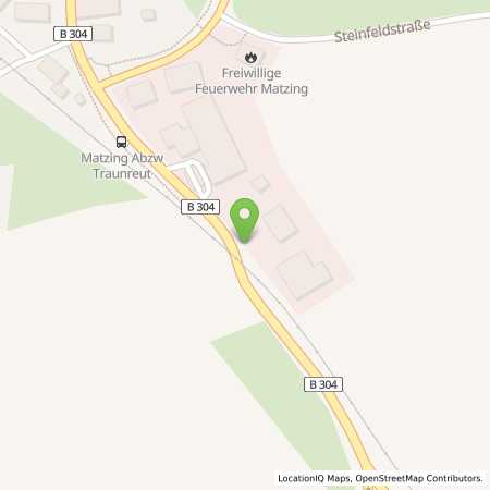 Standortübersicht der Benzin-Super-Diesel Tankstelle: Wallner Freie Tankstelle in 83301, Traunreut - Matzing Standortübersicht der Benzin-Super-Diesel Tankstelle: Wallner Freie Tankstelle in 83301, Traunreut - Matzing