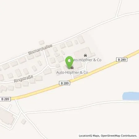 Standortübersicht der Tankstelle Auto-Höpfner & Co. OHG in 95352 Marktleugast