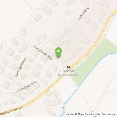 Standortübersicht der Tankstelle Seitz Martin Tankstelle Gerolsbach in 85302 Gerolsbach