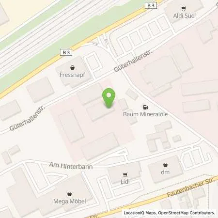 Standortübersicht der Tankstelle BAUM Mineralöle GmbH & Co.KG in 77855 Achern