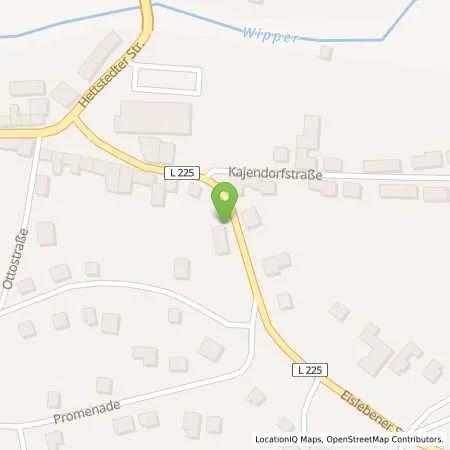 Standortübersicht der Tankstelle star Tankstelle in 06343 Mansfeld