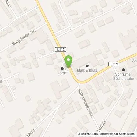Standortübersicht der Tankstelle star Tankstelle in 31228 Peine