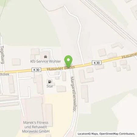 Standortübersicht der Tankstelle star Tankstelle in 24837 Schleswig