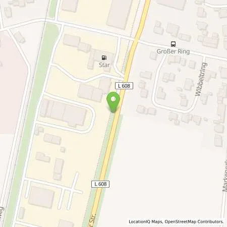 Standortübersicht der Tankstelle star Tankstelle in 46286 Dorsten