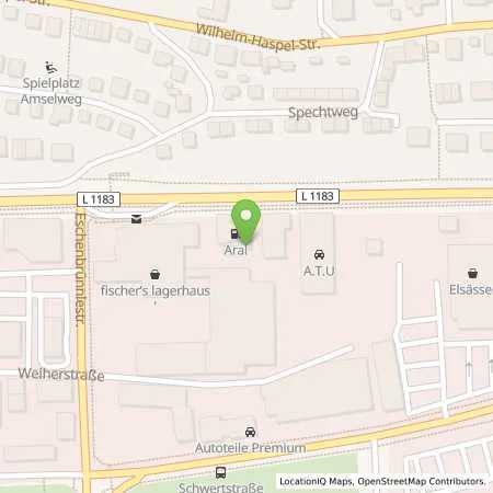 Standortübersicht der Tankstelle Aral Tankstelle in 71065 Sindelfingen