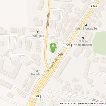 Standortübersicht der Tankstelle Shell Luebeck Schwartauer Allee 165 in 23554 Luebeck