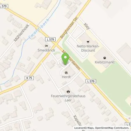 Standortübersicht der Tankstelle Autoh. E.Heerdt. Inh. M.Heerdt in 48366 Laer