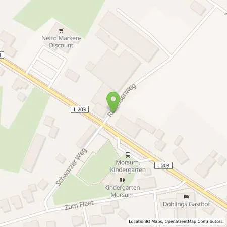 Standortübersicht der Tankstelle Raiffeisen-Warengenossenschaft Niedersachsen Mitte eG in 27321 Morsum