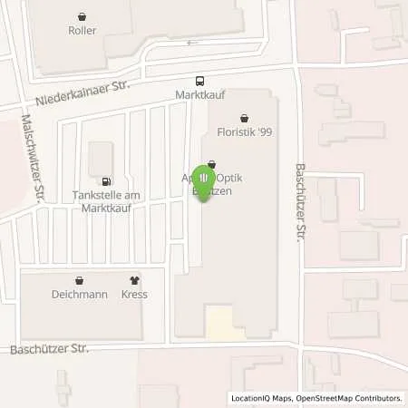 Standortübersicht der Tankstelle Tankstelle am Marktkauf in 02625 Bautzen