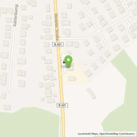 Standortübersicht der Tankstelle Esso Tankstelle in 25488 HOLM