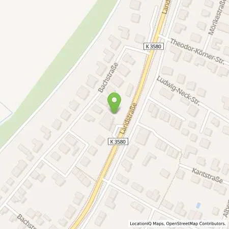 Standortübersicht der Tankstelle Eggenstein I in 76344 Eggenstein