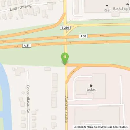 Standortübersicht der Tankstelle Sprint Emden Auricher Str. in 26721 Emden