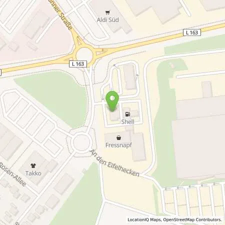 Standortübersicht der Tankstelle Shell Weilerswist Parkallee 3 in 53919 Weilerswist